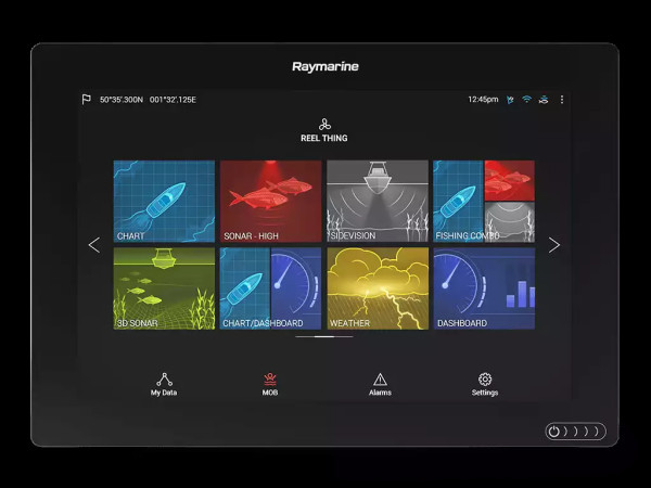 Raymarine AXIOM 9, 9” Touch-Multifunktionsdisplay mit Mittelmeer-LightHouse Karte