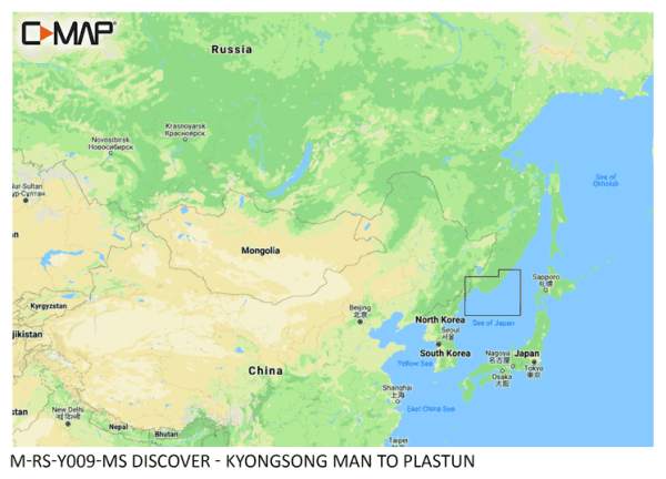 C-Map DISCOVER: M-RS-Y009-MS Kyongsong Man to Plastun