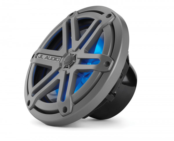 JL Audio Marine MX 7.7" (196 mm) Coaxial Speaker System w/ LED Titanium Black Sport Grills
