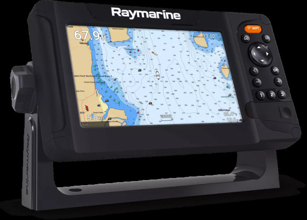 Raymarine Element 7 HV- 7" Kartenplotter mit CHIRP Sonar, HyperVision, Wi-Fi & GPS, HV-100+ Geber, k