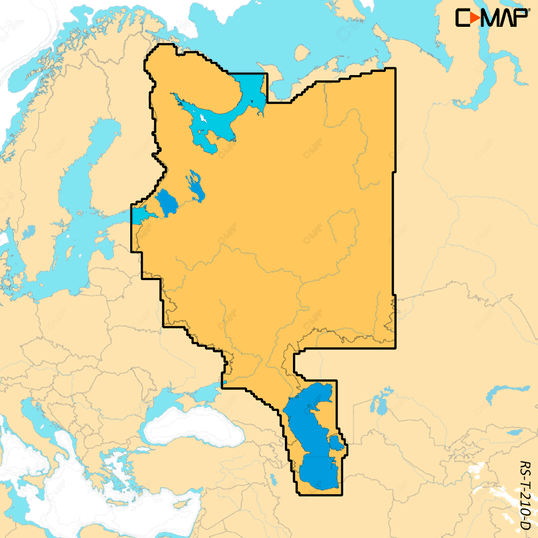 C-Map RS-T-210-D-MS - DISCOVER X West Russia Inland