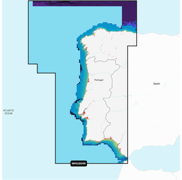 Navionics Platinum+ Seekarte: NPEU009R Portugal & Spanien Nordwest (Regular)