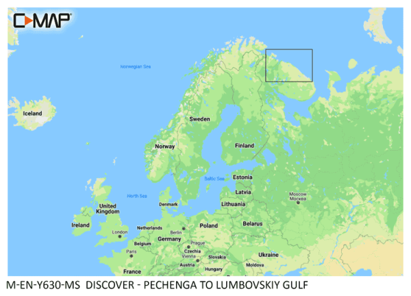 C-Map DISCOVER - Pechenga to Lumbovskiy Gulf