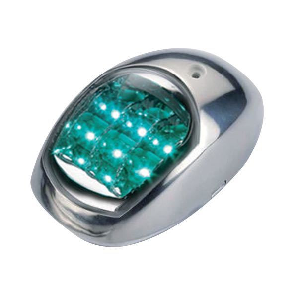 LED Laterne Edelstahl Set rot/ grün