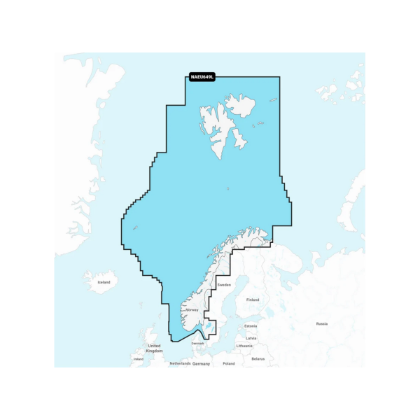 Navionics+ Seekarte: NAEU649L Norwegen (Norway) Large
