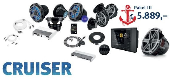 JL Audio Marine High Performance Paket III CRUISER