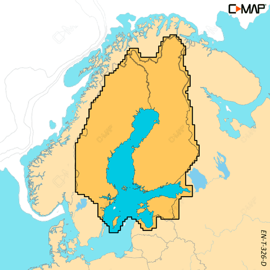 C-Map EN-T-326-D-MS - DISCOVER X Finland Inland and Baltic Sea