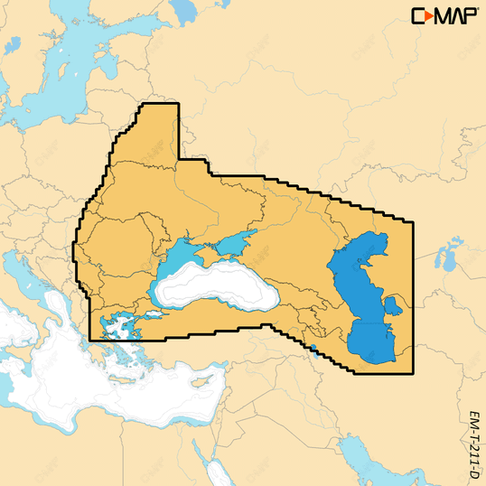 C-Map EM-T-112-D-MS - DISCOVER X Black and Caspian Seas