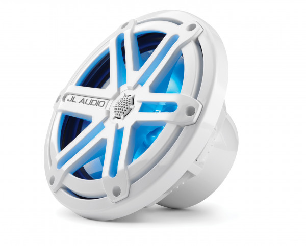 JL Audio Marine MX Oversize 6.5" (165 mm) Coaxial Speakers w/ LED White Sport Grills