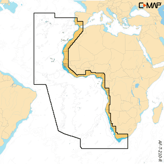 C-MAP AF-T-210-R-MS - REVEAL X West Africa