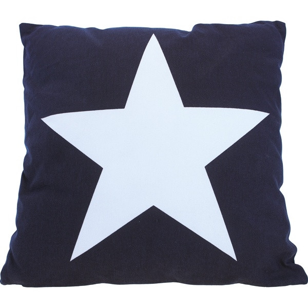 1852 Marine Quality Lieblings-Kissen Stern Blau