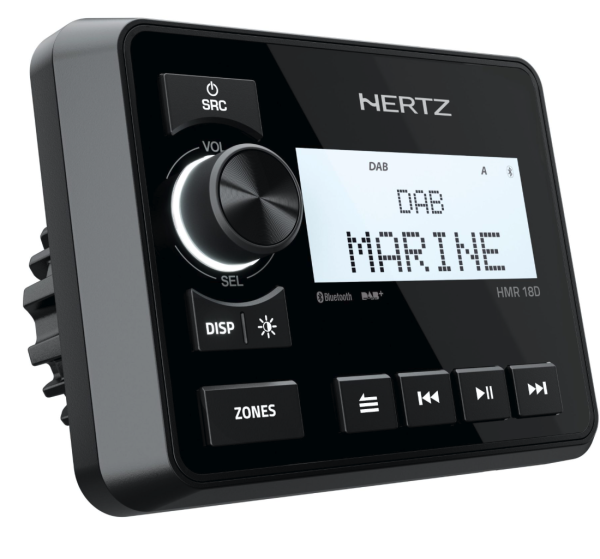 Hertz Marine Audio HMR 18 D Bedienungseinheit inkl DAB+