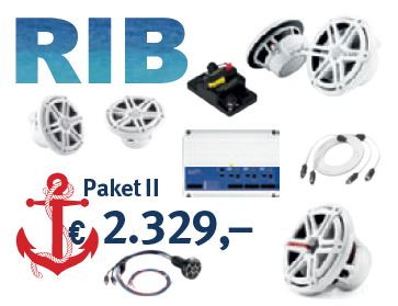 JL Audio Marine High Performance Paket II RIB