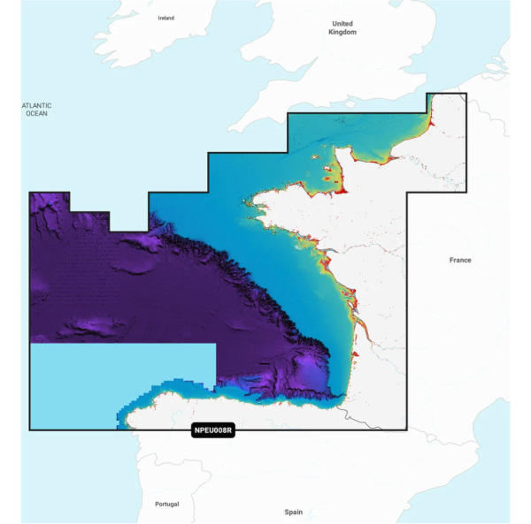Navionics Platinum+ Seekarte: NPEU008R Biskaya (Bay of Biscay) Regular
