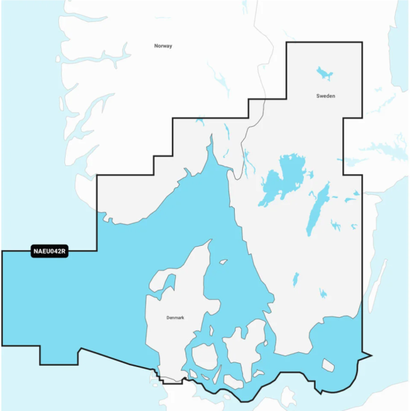 Navionics+ Seekarte: NAEU042R Oslo bis Trelleborg (Skandinavien Südwest)