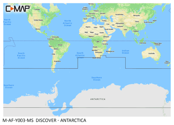 C-Map DISCOVER: M-AF-Y003-MS Antarctica