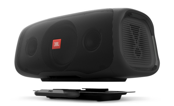 JBL BassPro Go Plus In-vehicle powered subwoofer & full-range portable Bluetooth® kit. IPX5