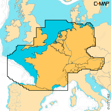 C-Map EW-T-227-D-MS - DISCOVER X North-West Europe