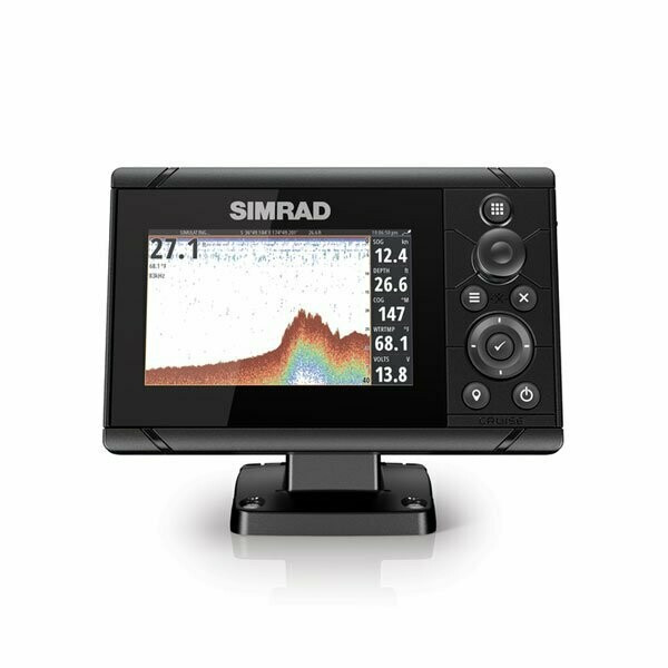 Simrad Cruise 5 Kartenplotter, ROW Base Chart, 83/200 XDCR