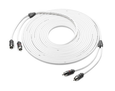 JL Audio XMD-WHTAIC4-25 4-channel Marine Audio Interconnect Cable - 25 ft. (7.62 m)