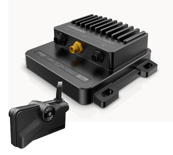 Lowrance ActiveTarget™2 kit Includes Module,Transducer with 7.62 m (25 ft) cable, and Mounts