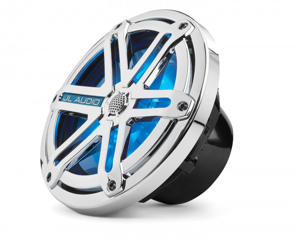 JL Audio Marine MX Oversize 6.5" (165 mm) Coaxial Speakers w/ LED Chrome Sport Grills