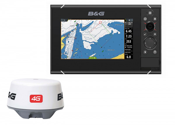 B&G Zeus³ 7" Kartenplotter inkl. 4G Radar