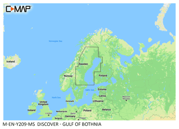 C-Map DISCOVER: M-EN-Y209-MS Gulf of Bothnia