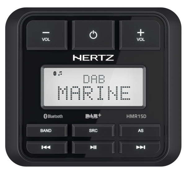 Hertz Marine Audio HMR 15 D Bedienungseinheit mit DAB+