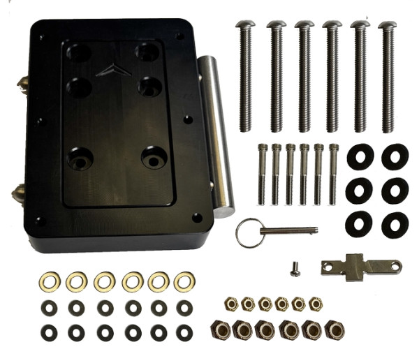 Lowrance HEAVY DUTY Composite Schnellwechselhalterung – Schwarz